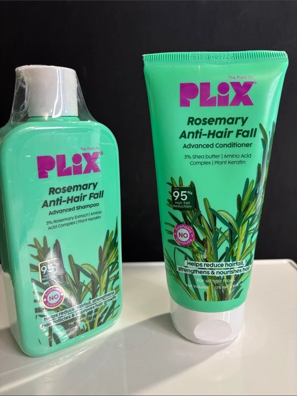Plix Rosemary Anti-Hair Fall Advanced Shampoo & Conditioner